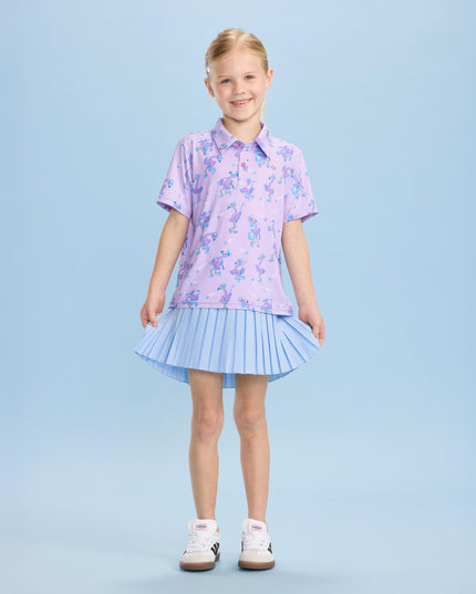Girl's Flamingo Fiasco Golf Polo