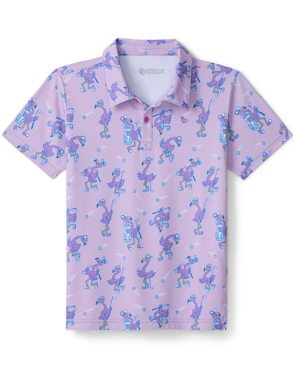 Girl's Flamingo Fiasco Golf Polo