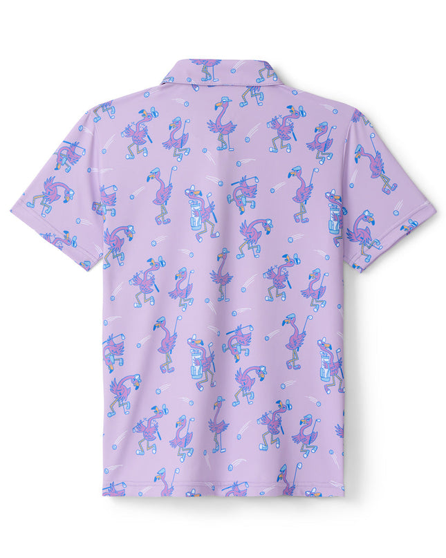 Girl's Flamingo Fiasco Golf Polo
