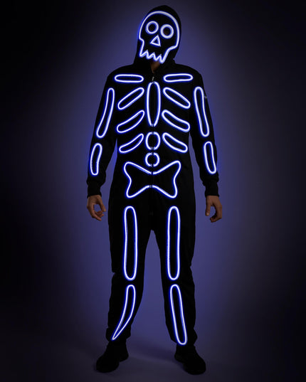 Matching Neon LED Skeleton Family Costumes