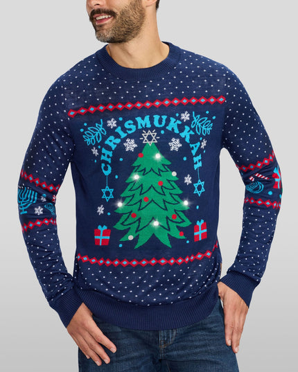 Men's Chrismukkah Light Up Sweater