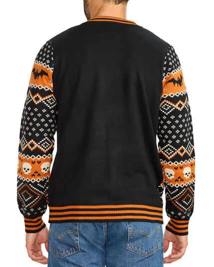 Men's Pumpkin Light Up Sweater