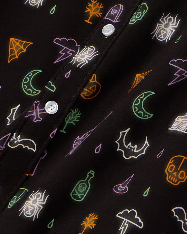 Men's Black Magic Button Down Shirt