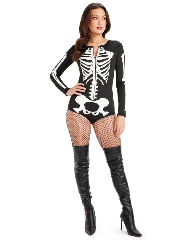 Sexy Skeleton Bodysuit Costume