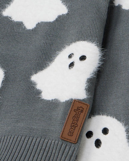 Women's Ghostly Glam Halloween Cardigan Sweater