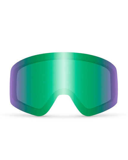 Green CASCADE Snow Goggle Lens