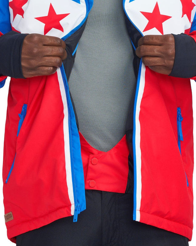 Men's Rockets Red Shred Snow Jacket