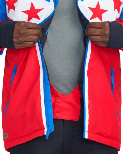 Men's Rockets Red Shred Snowboard Jacket