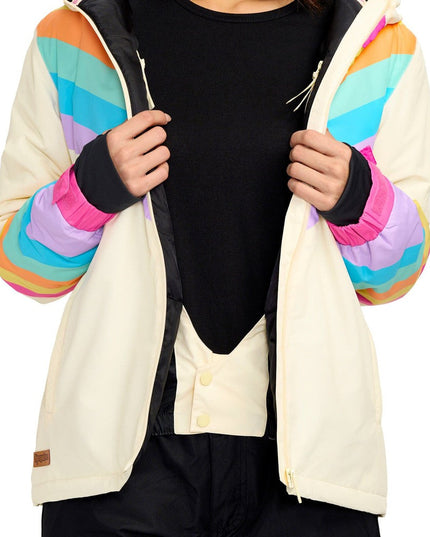 Women's Retro Rainbow Ski Jacket