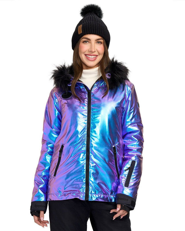 Women's Iridescent Iris Winter Jacket