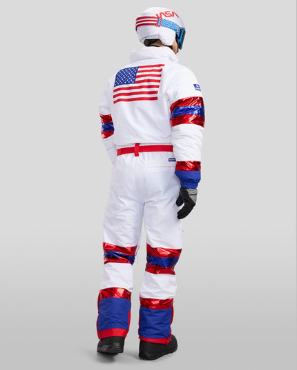 Men's Space Racer Snow Suit and Helmet Cover