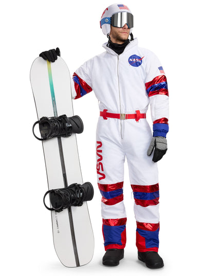 Men's Space Racer Snow Suit and Helmet Cover
