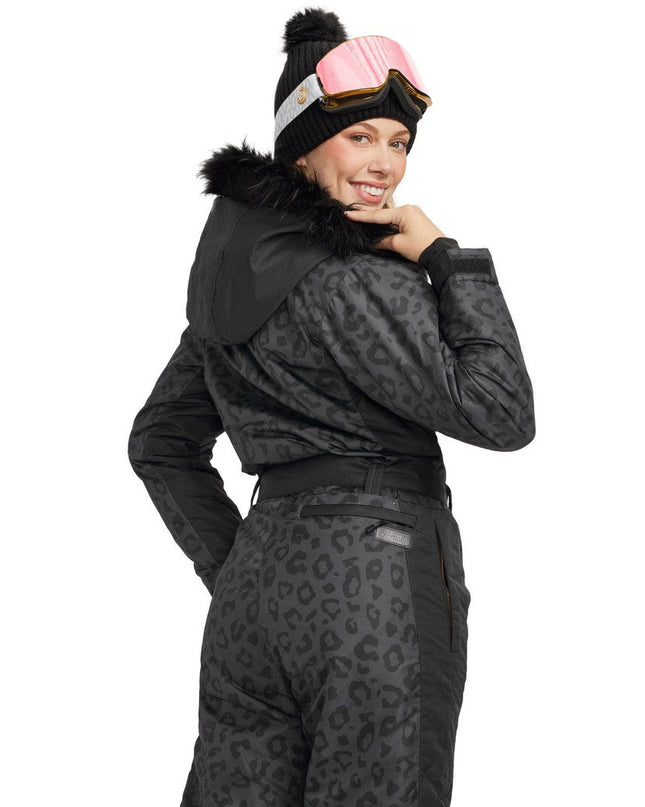 Women's Midnight Leopard Snow Suit