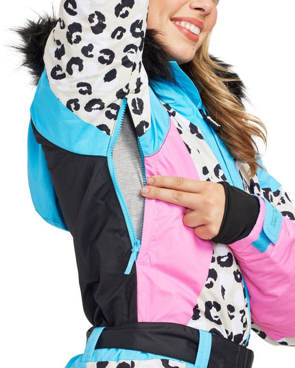 Women's Snow Leopard Ski Suit