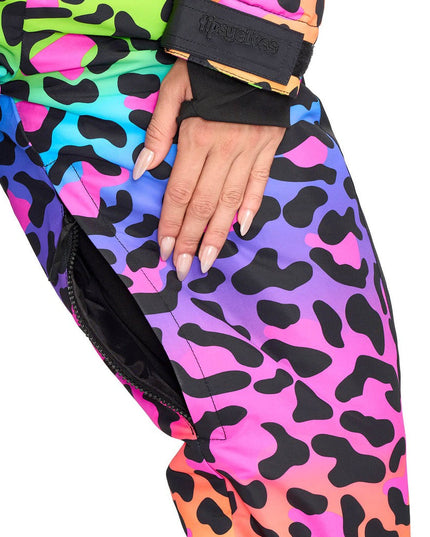 Women's 90's Leopard Ski Suit