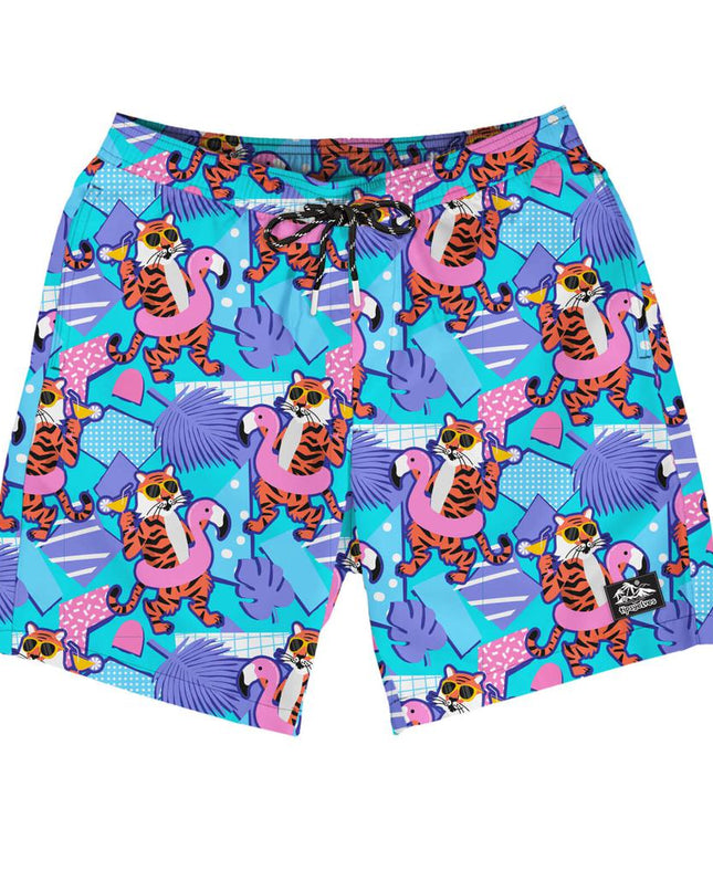 Cool Cats Stretch Swim Trunks - 7.5" Inseam