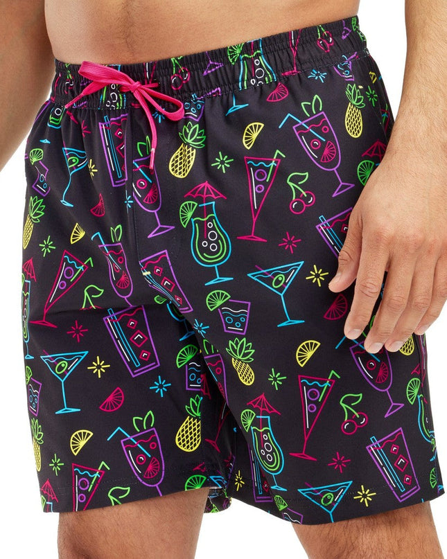 Neon Nightcap Stretch Swim Trunks - 7.5" Inseam