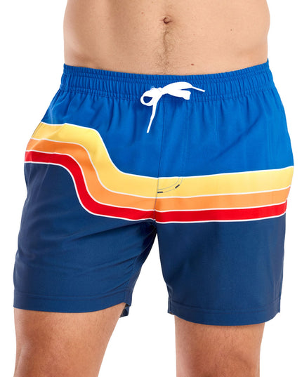 Retro Rider Stretch Swim Trunks - 6" Inseam