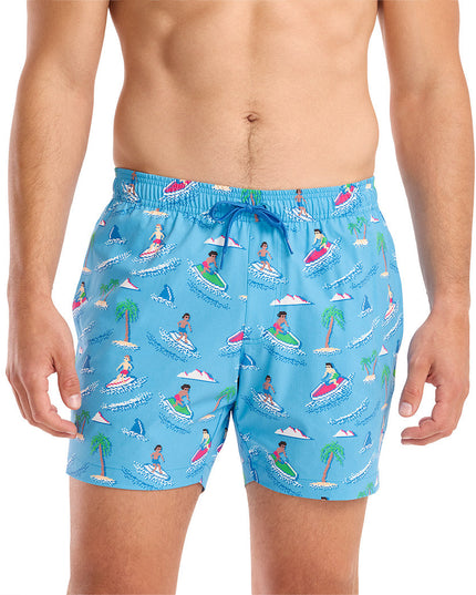 Aquaholic Stretch Swim Trunks - 6" Inseam