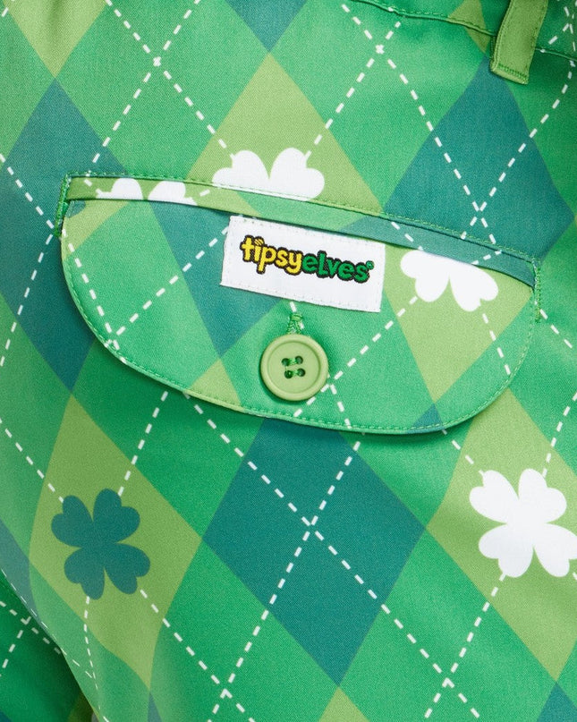 Men's Argyle Clover Pants