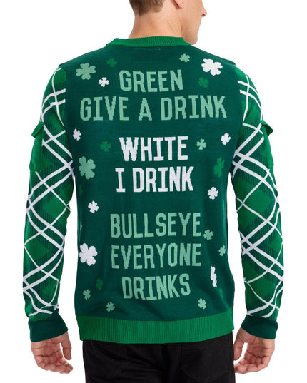 Men's St. Paddy's Drinking Game Sweater