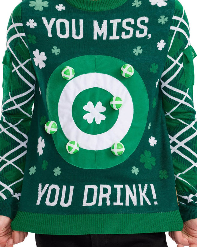 Men's St. Paddy's Drinking Game Sweater