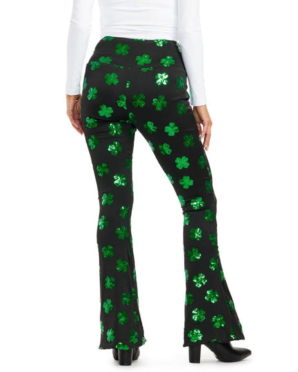 Sequin So Hard Clover Flare Leggings