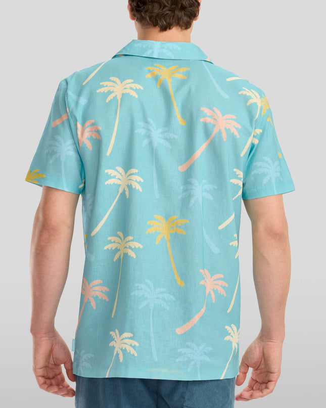 Men's Counting Palms Linen Cabana Shirt