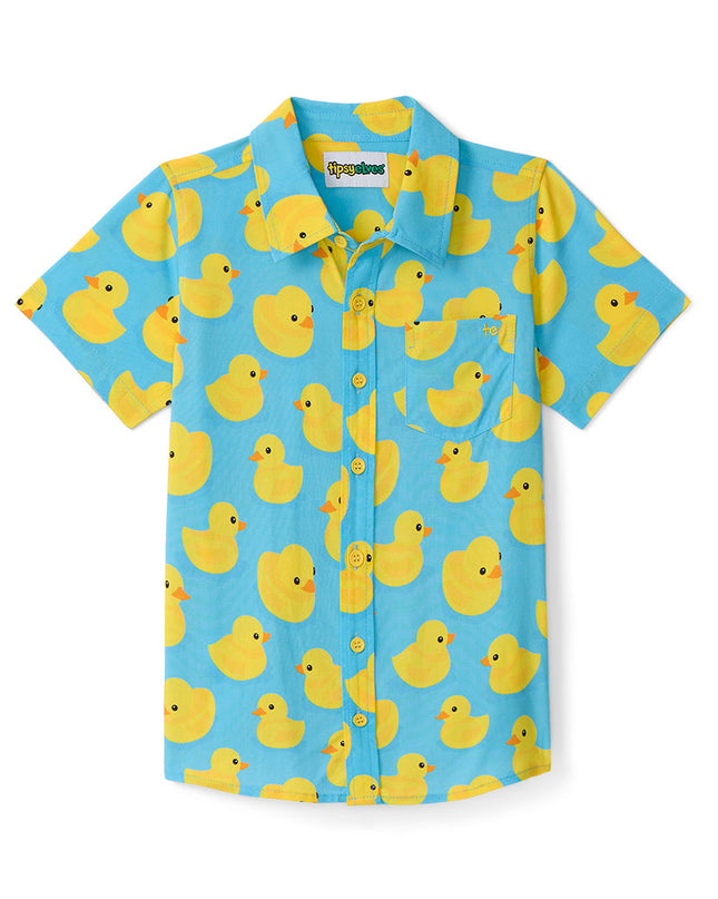 Boy's Rubber Ducky Hawaiian Shirt