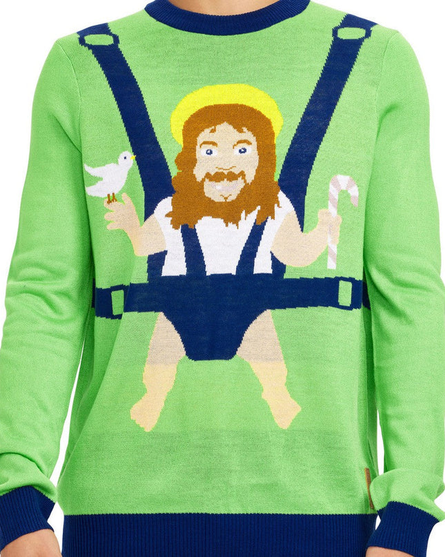Men's Sweet Baby Jesus Ugly Christmas Sweater