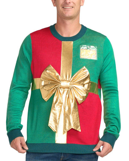 Men's Christmas Present Ugly Christmas Sweater
