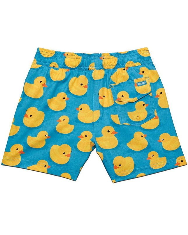 Boy's Rubber Ducky Stretch Swim Trunks