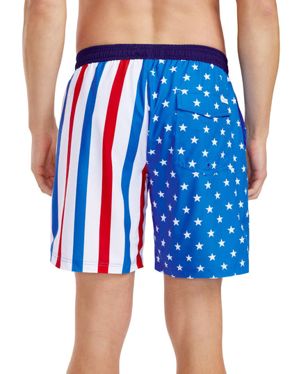 United Stripes Stretch Swim Trunks - 7.5" Inseam