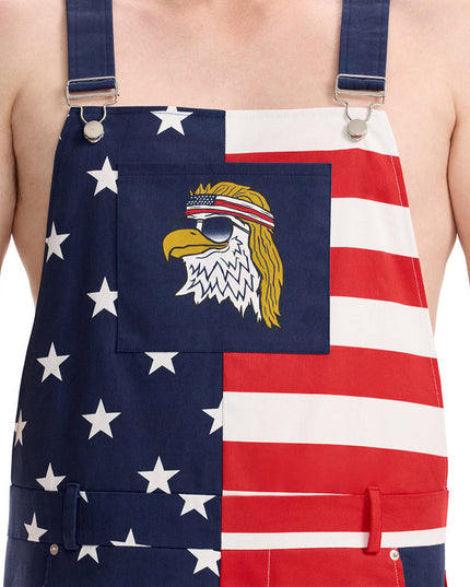 Men's Epic Eagle Patriotic Overalls