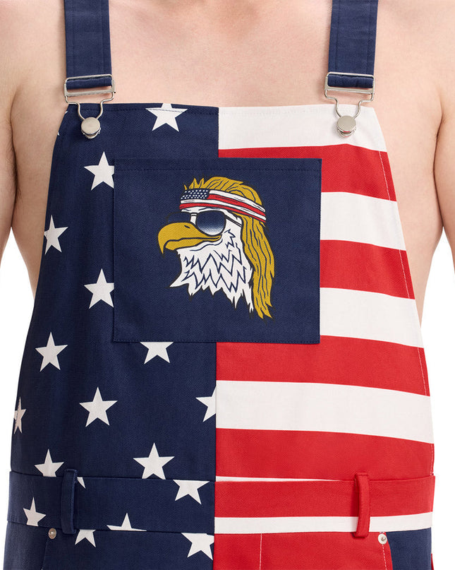 Men's Epic Eagle Patriotic Overalls