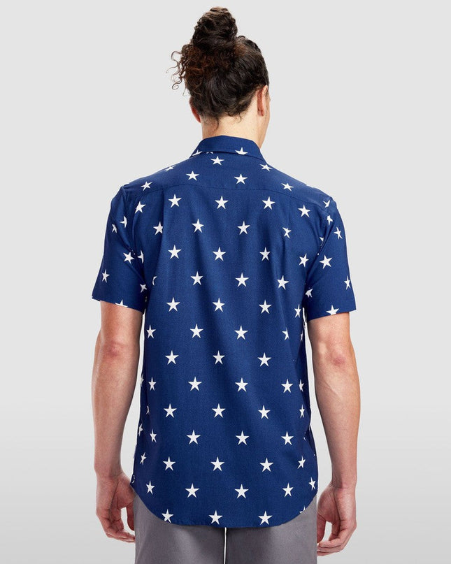 Men's Old Glory Button Down Shirt