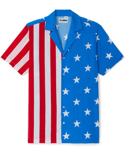 Men's Vertical Flag Cabana Shirt
