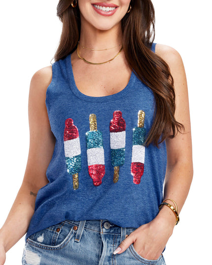 Women's Grand Finale Sequin Tank Top