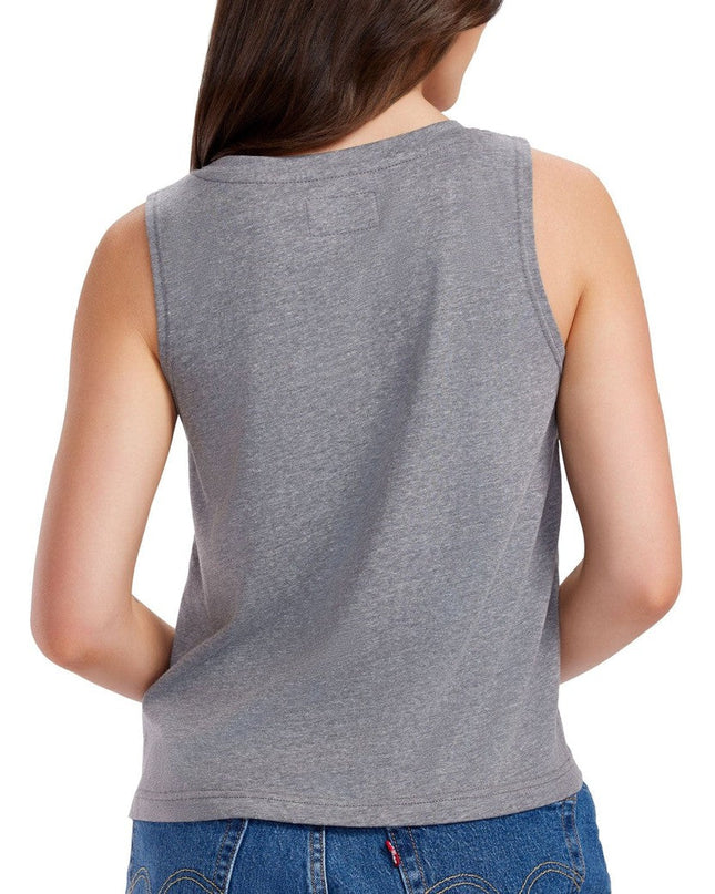 Women's Freedom Flies Sequin Cropped Tank Top