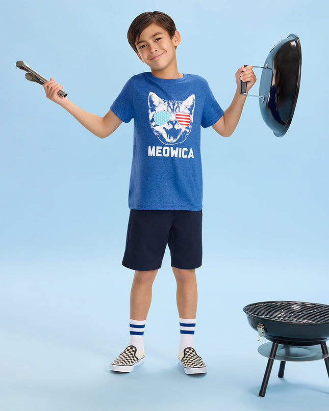 Boy's Meowica Tee