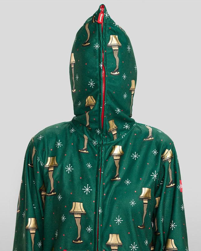 Women's Christmas Story Leg Lamp Jumpsuit