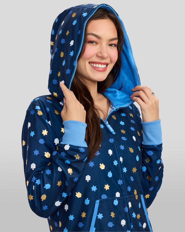 Women's Dreidel Decor Jumpsuit