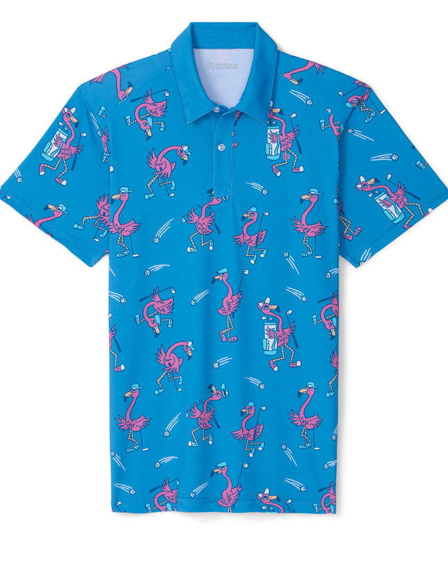 Men's Flamingo Fiasco Golf Polo