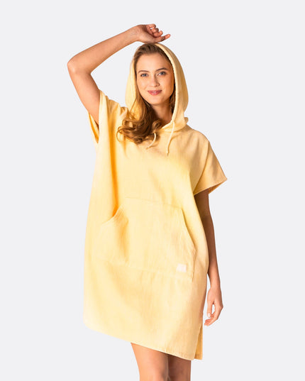 Apricot Orange Towel Poncho
