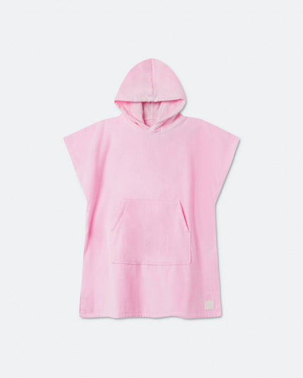 Kids Bubblegum Pink Towel Poncho