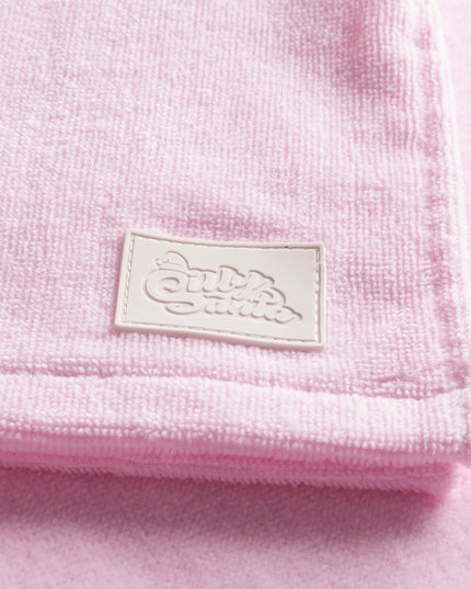 Kids Bubblegum Pink Towel Poncho