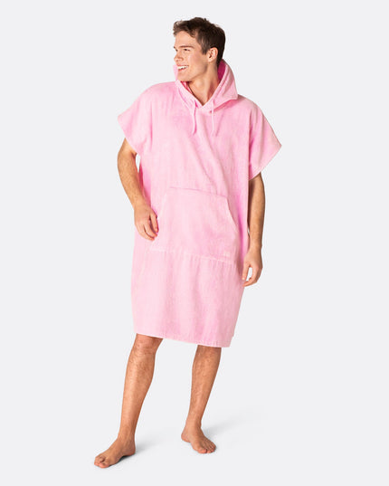 Kaugummirosa Handtuchponcho