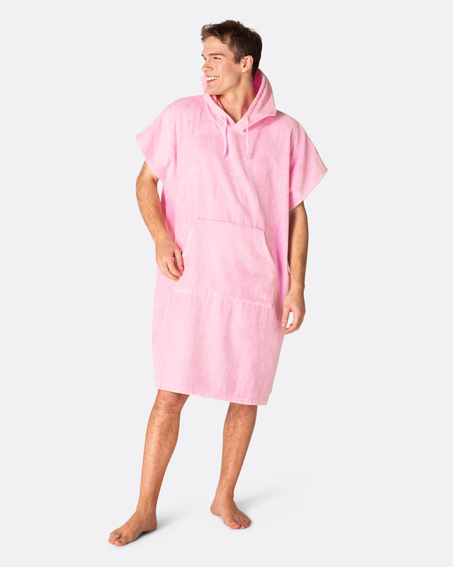 Kaugummirosa Handtuchponcho