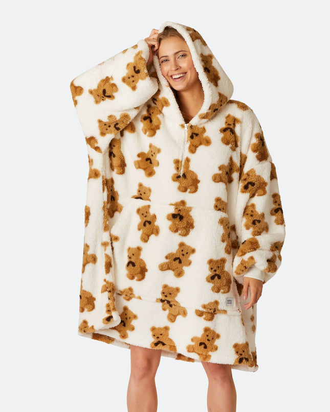 Teddy Lights HappyHoodie for Adults - Cozy Loungewear