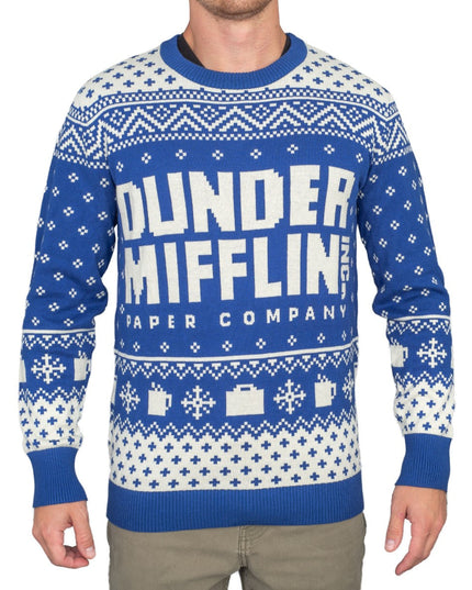 Dunder Mifflin Weihnachtspullover aus The Office